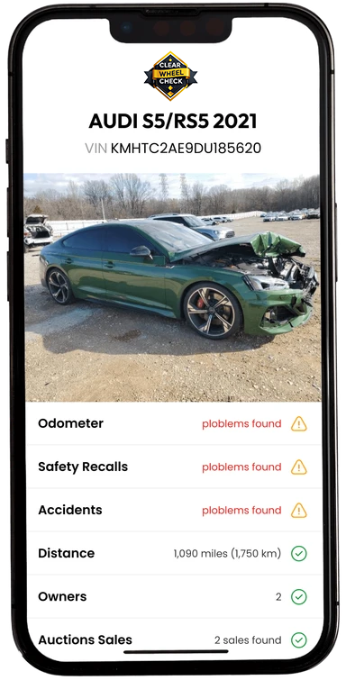 Car report on mobile device